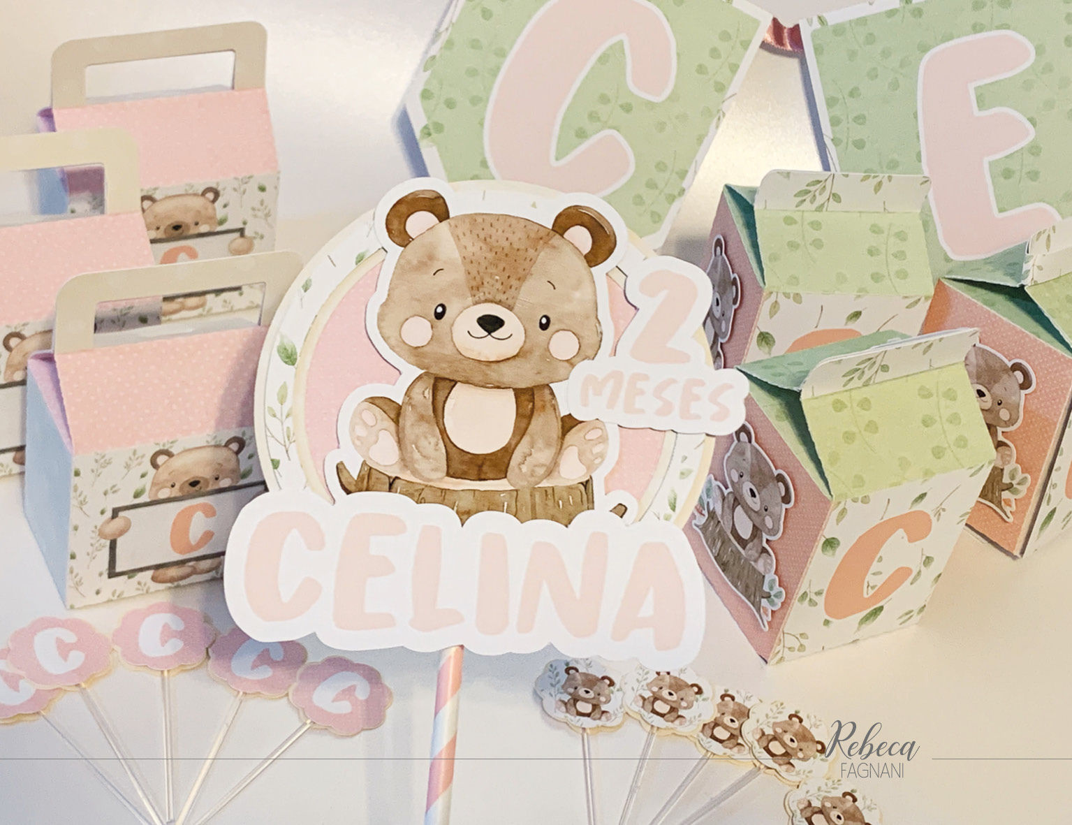 Kit sua Festa | Urso Aquarela