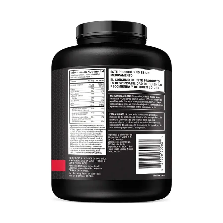 Suplemento En Polvo MuscleTech NitroTech Whey Proteína 4lb