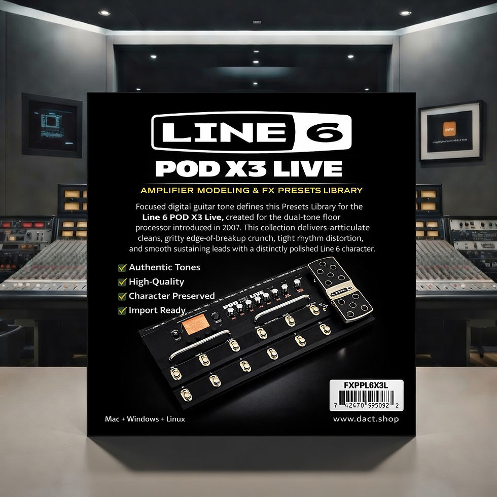 Thumbnail: Line 6 POD X3 Live Amplifier Modeling & FX Presets Library