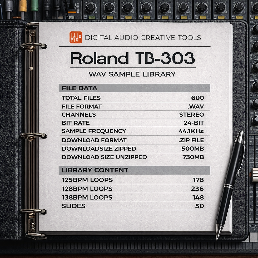 Miniatura: Roland TB-303 Bass Synthesizer Sample Library