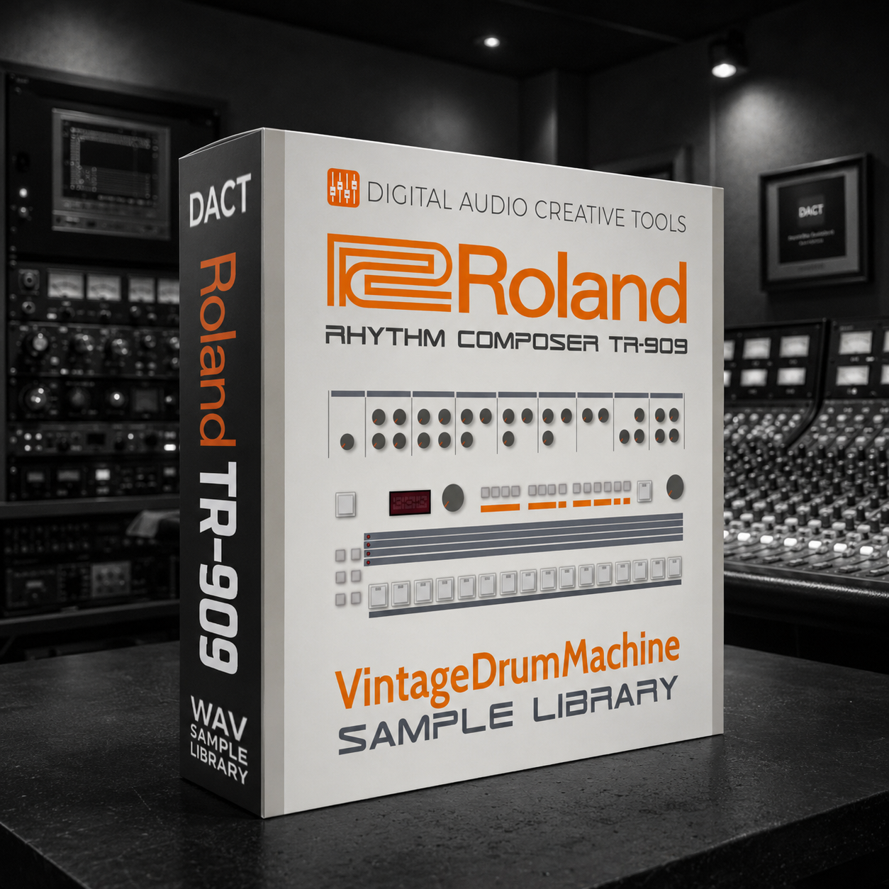 Roland TR-909 Drum Machine Sample Library