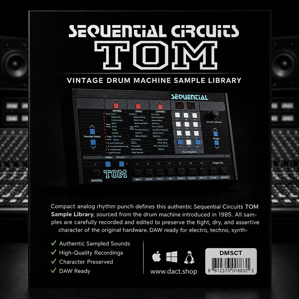 Miniatura: Sequential Circuits TOM Drum Machine Sample Library
