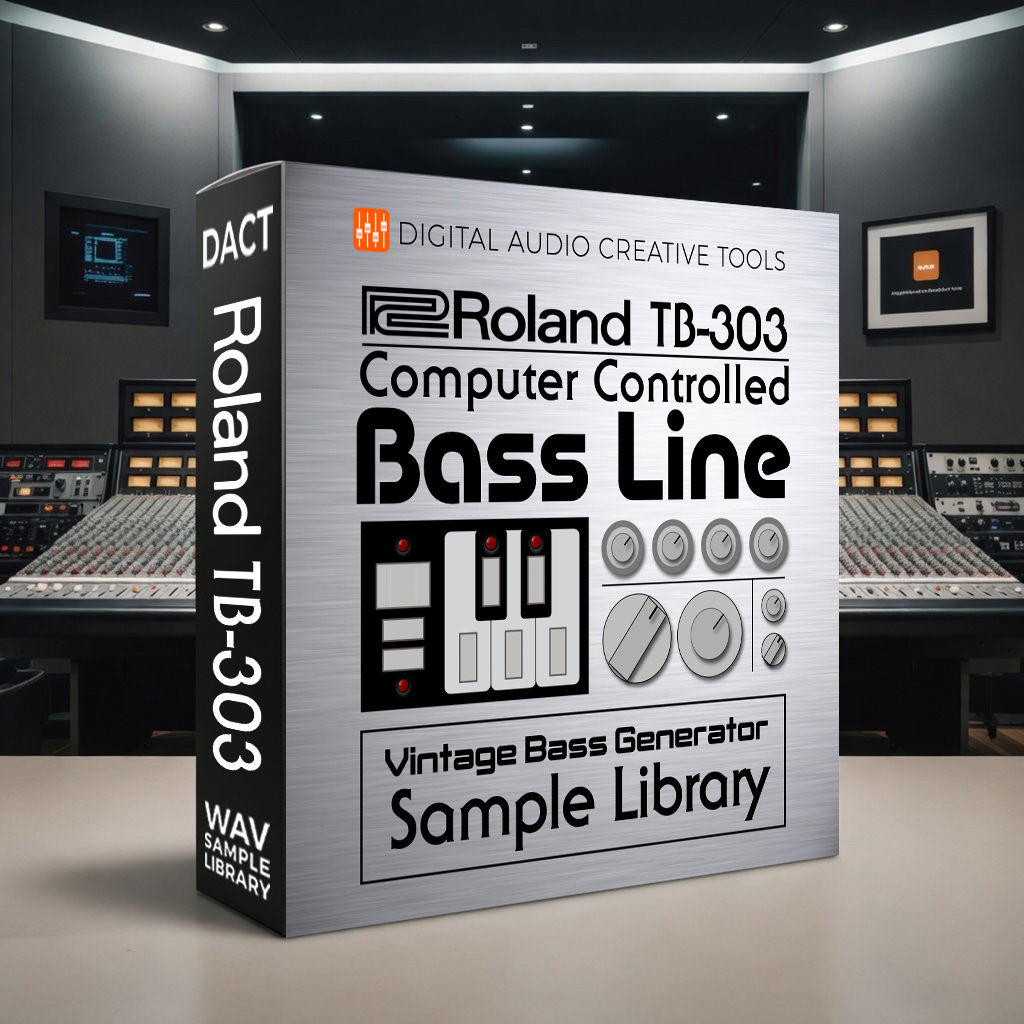 Roland TB-303 Bass Synthesizer Sample Library