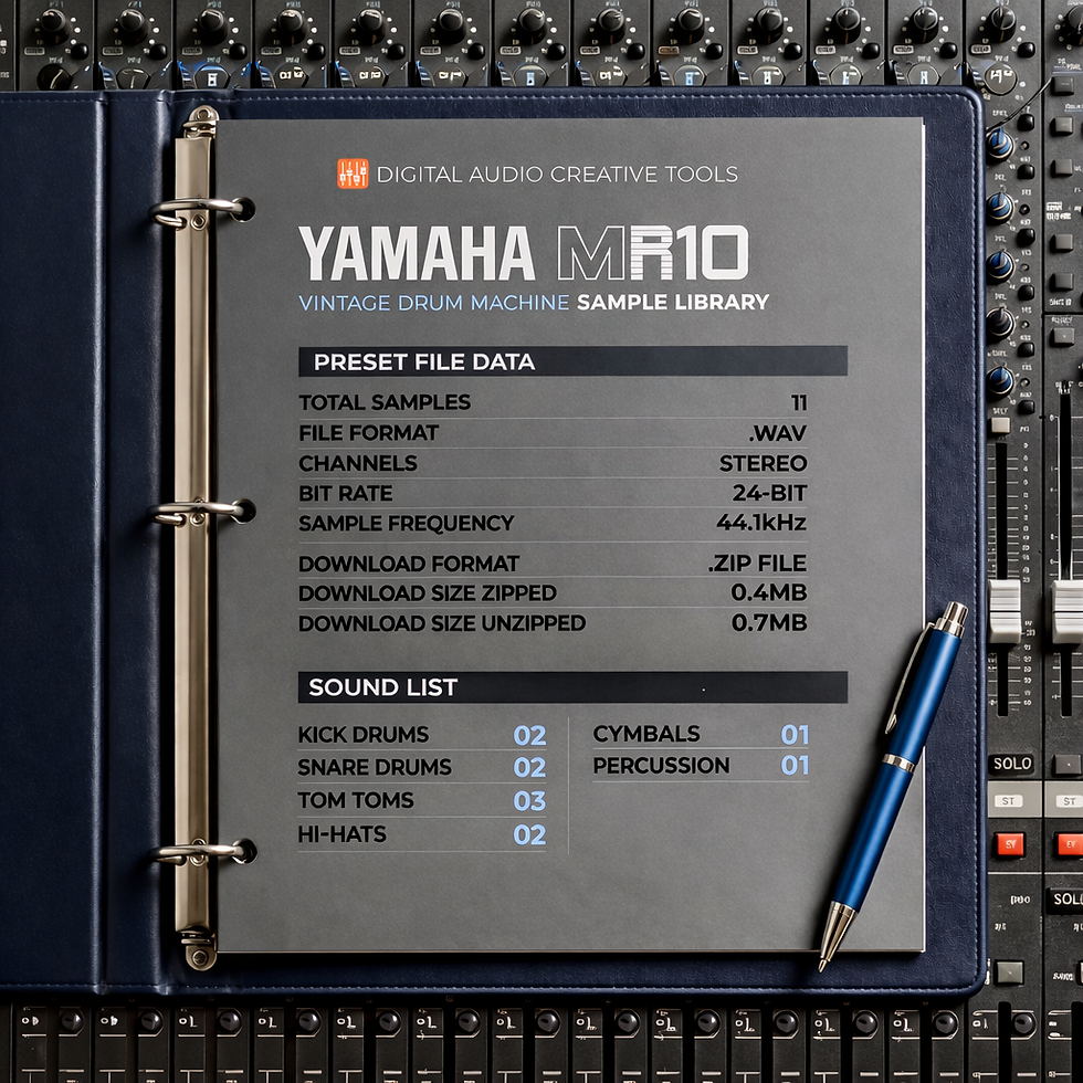 Thumbnail: Yamaha MR10 Drum Machine Sample Library