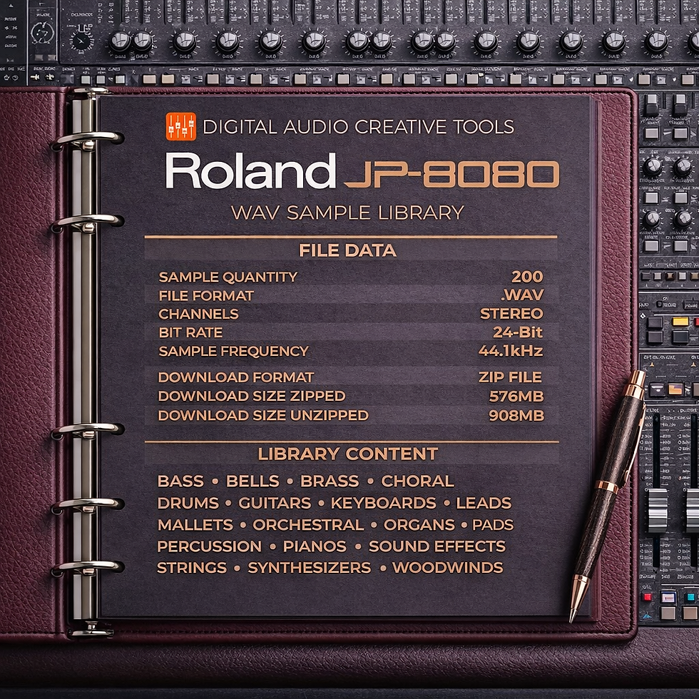 Miniatura: Roland JP-8080 Synthesizer Sample Library