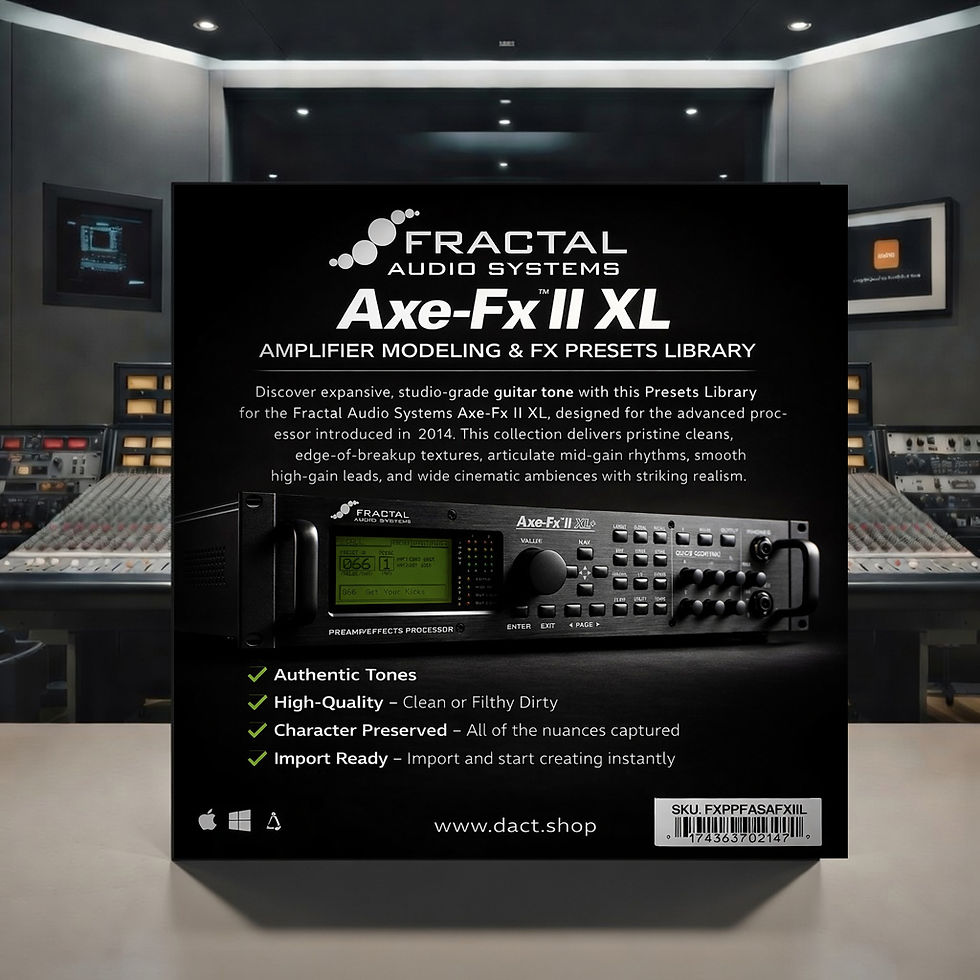 Thumbnail: Fractal Audio Systems Axe-Fx II XL Amplifier Modeling & FX Presets Library