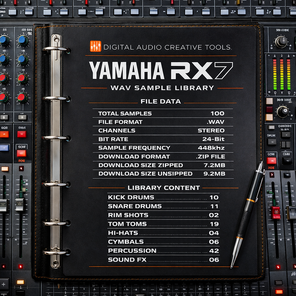 Thumbnail: Yamaha RX7 Drum Machine Sample Library