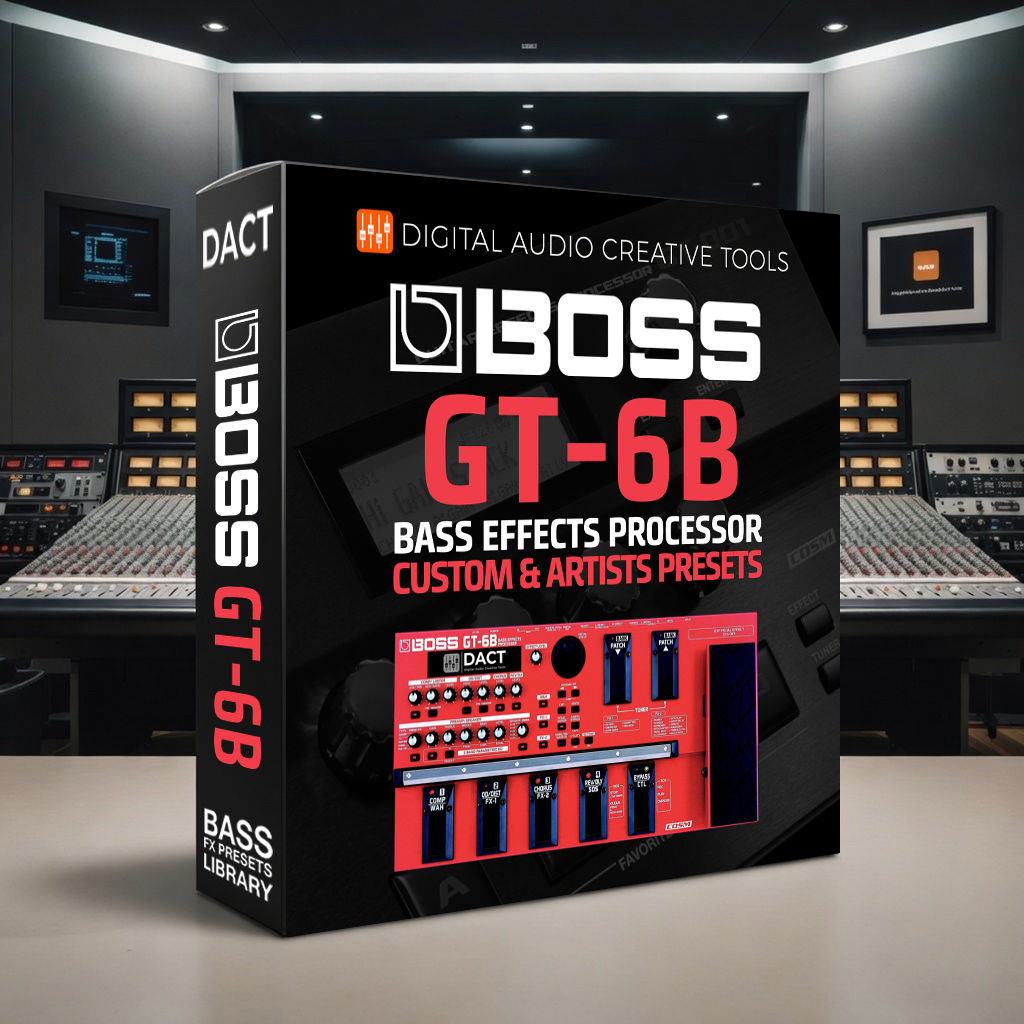 Boss GT-6B Amplifier Modeling & FX Presets Library