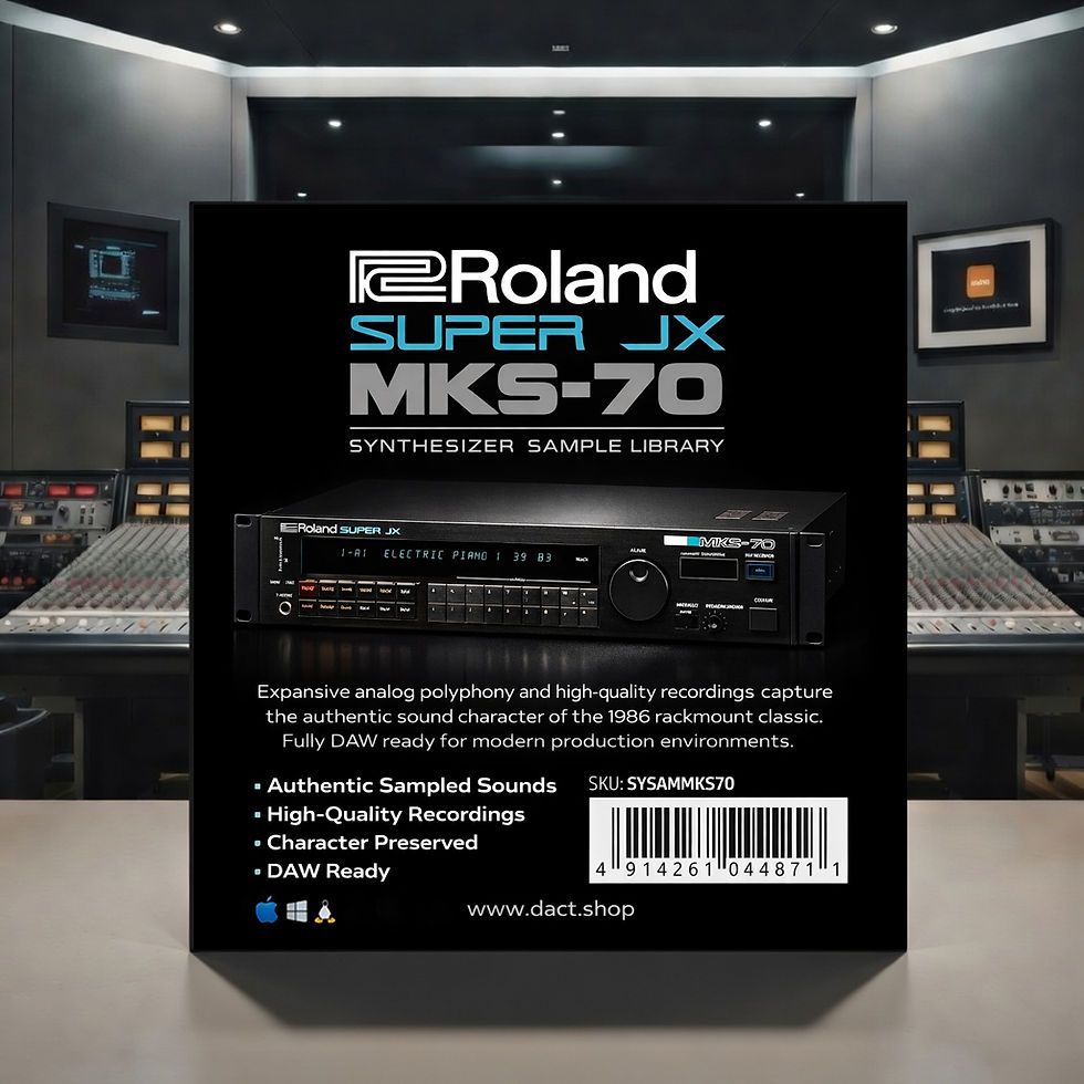 Miniatura: Roland Super JX MKS-70 Synthesizer Sample Library