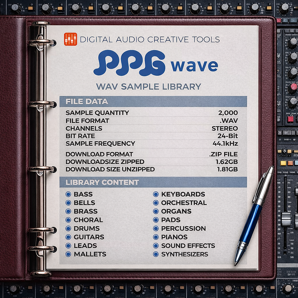 Thumbnail: PPG Wave Synthesizer Sample Library