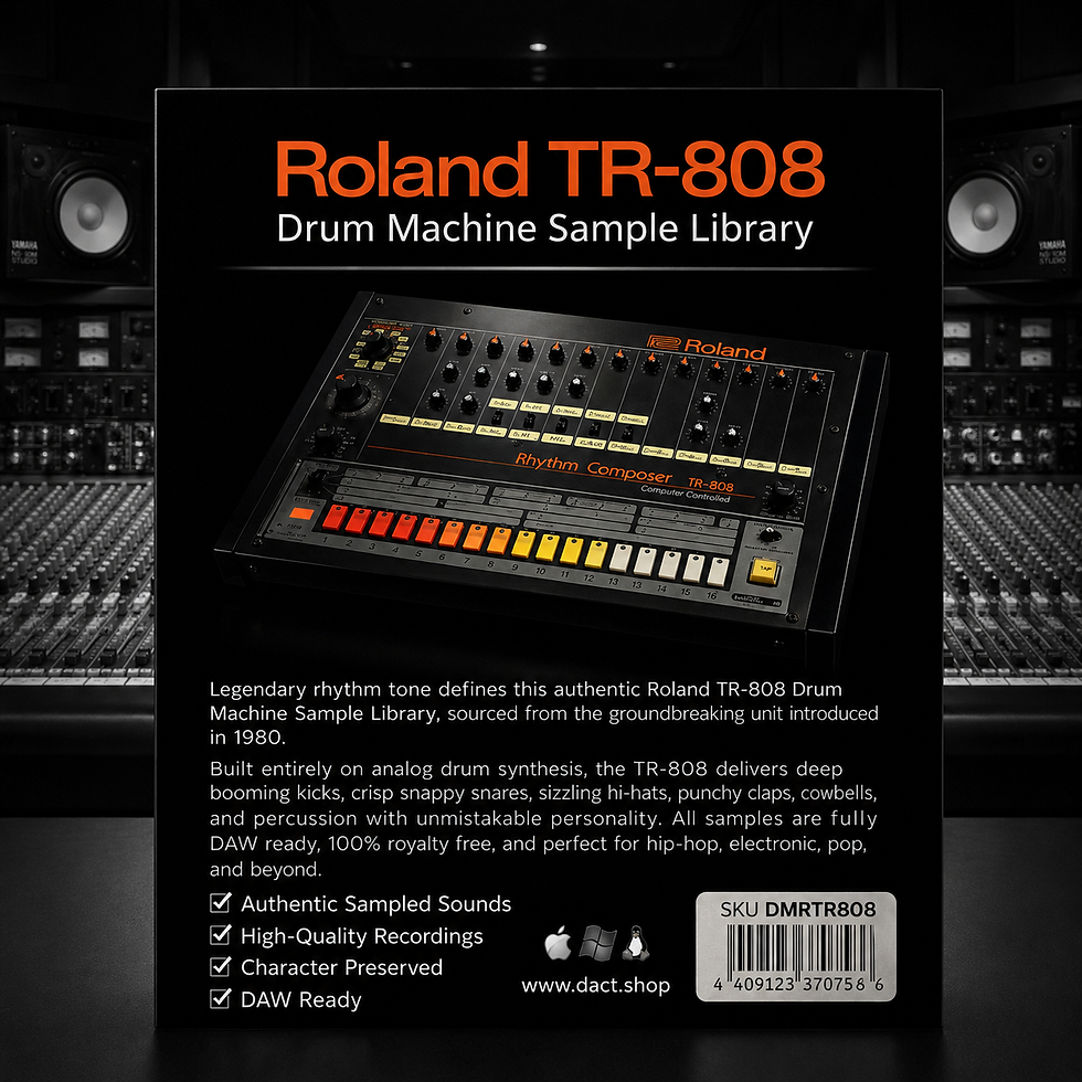 Miniatura: Roland TR-808 Drum Machine Sample Library