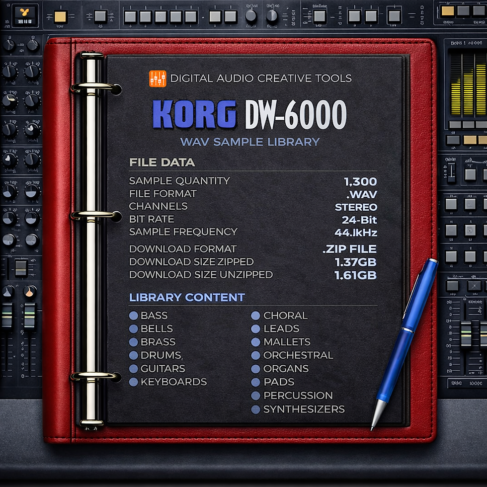 Miniatura: Korg DW6000 Synthesizer Sample Library