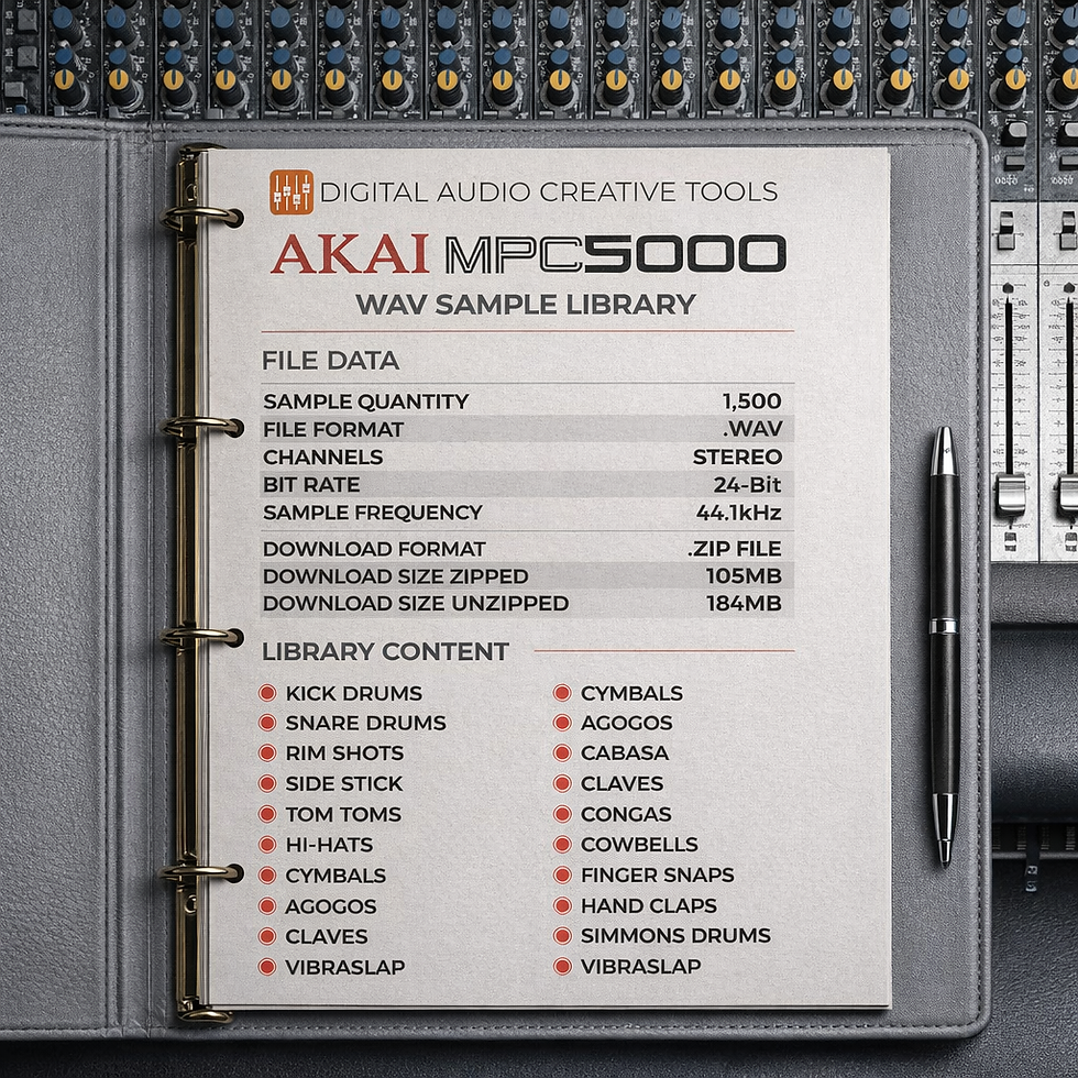 Thumbnail: Akai MPC5000 Sample Library