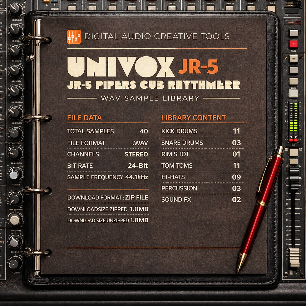 Miniatura: Univox JR-5 Drum Machine Sample Library