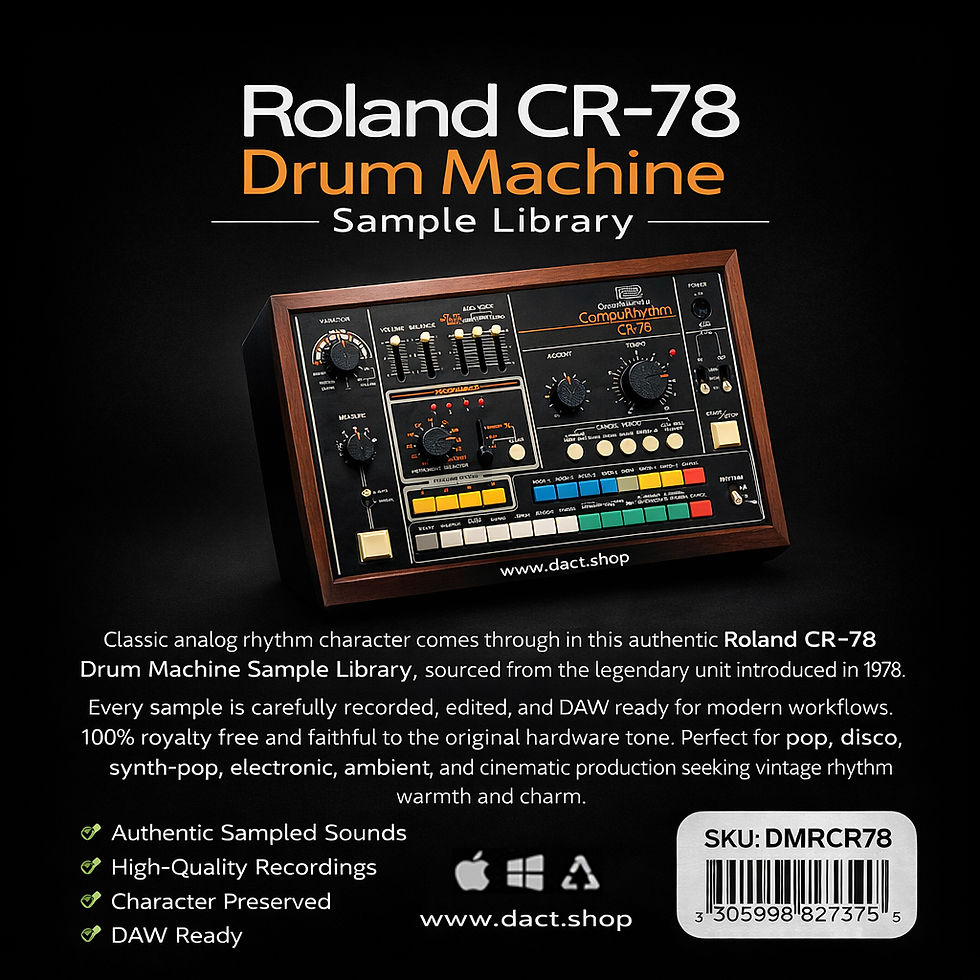 Thumbnail: Roland CR-78 Drum Machine Sample Library