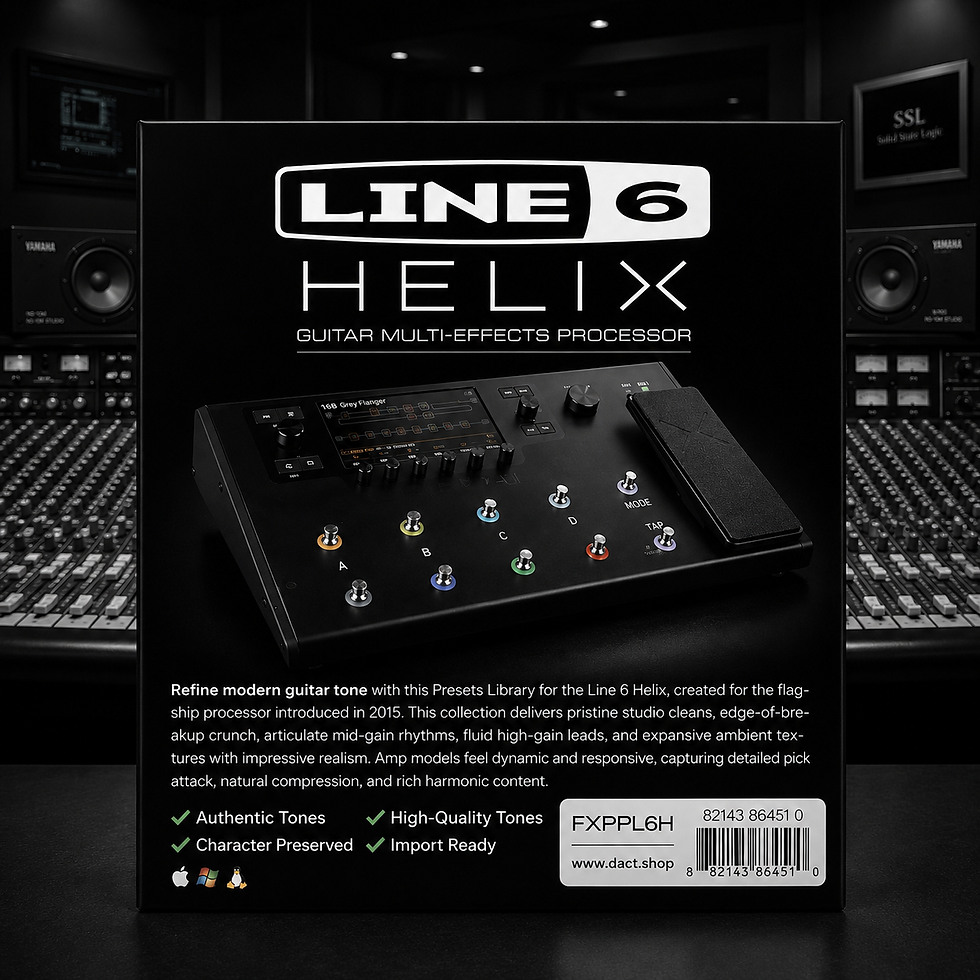 Miniatura: Line 6 Helix Amplifier Modeling & FX Presets Library