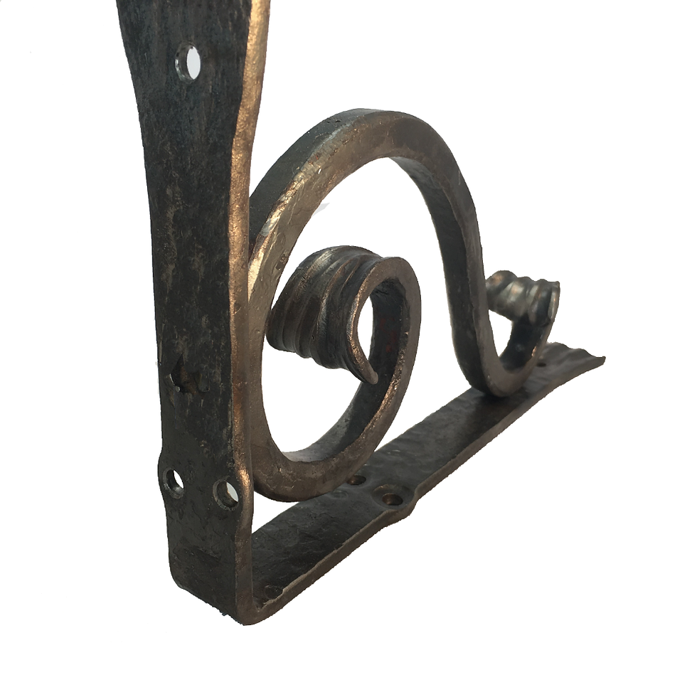 Thumbnail: Shelf bracket wrought iron CL-3-asy