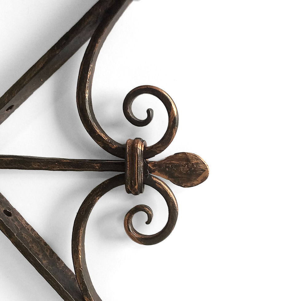 Thumbnail: Shelf bracket wrought iron CL-FL-1