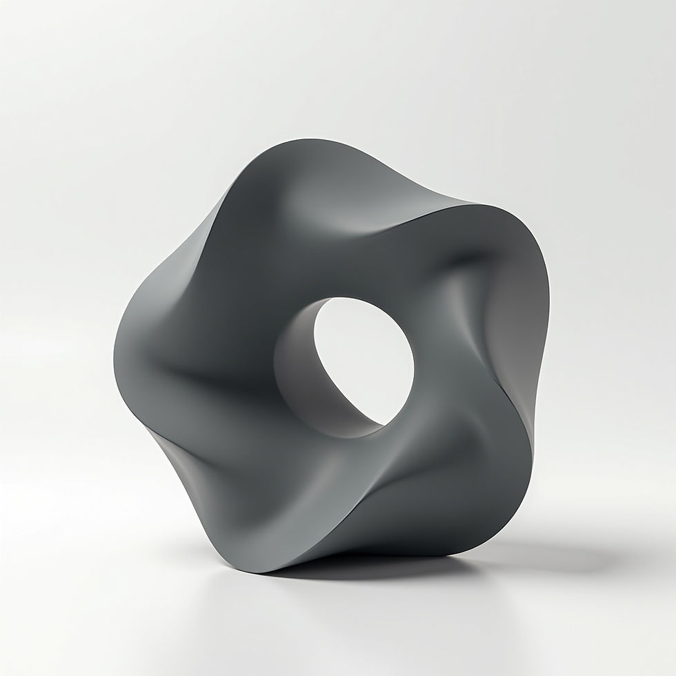 Escultura Geométrica Moderna