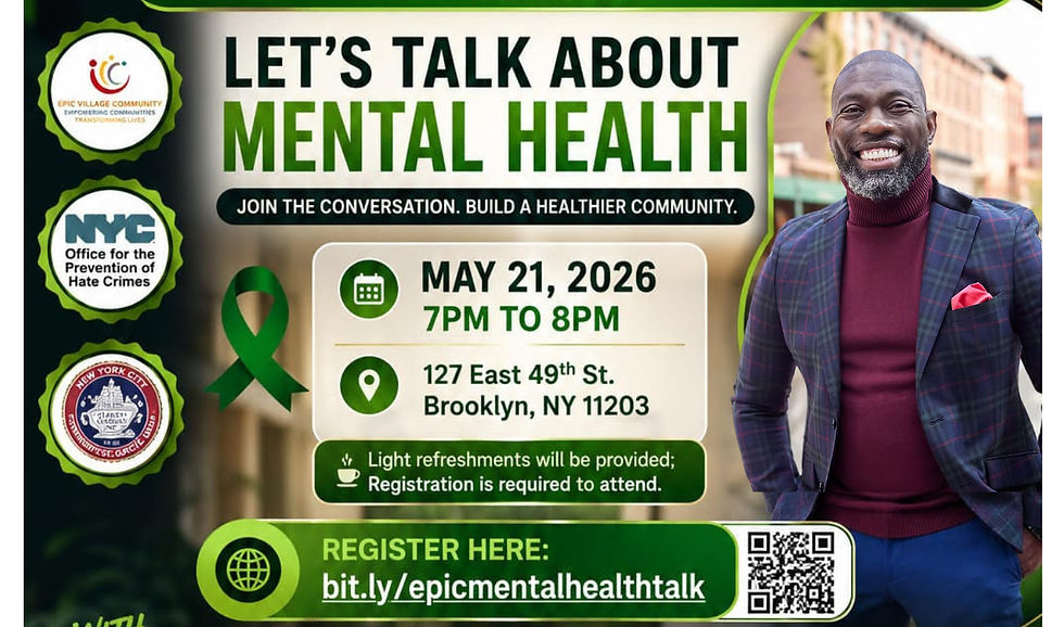 Let's talk about mental health!