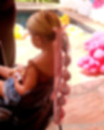 ribbon bubble braids ties