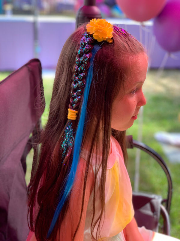 Unicorn Hair & Glitter Bar