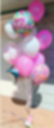 pink balloons
