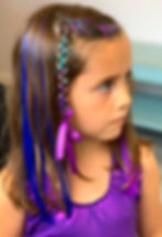 RAINBOW HAIR WITH GLITTER BAR