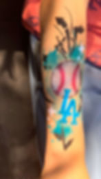 Dodgers Airbrush Arm