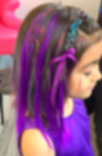 Rainbow Hair with Glitter Hair Bar