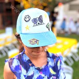 Graduation Trucker Hat Patch Party Activity