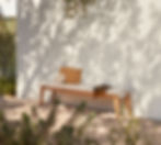 An exceptionally versatile outdoor furniture collection made by the furniture design studio Leyma