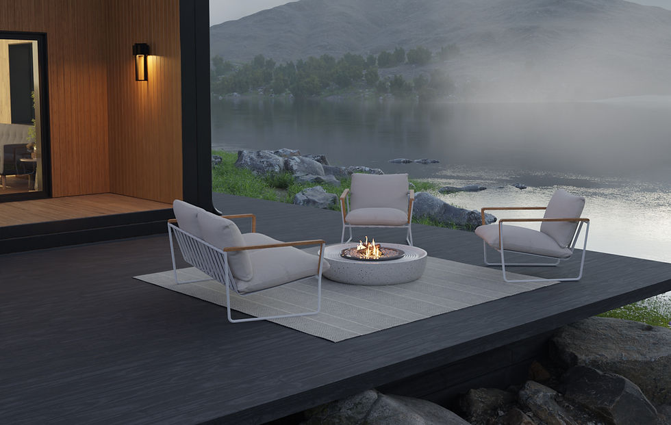 Sora is a refined outdoor furniture collection from Leyma, crafted with durable materials and designed for lasting comfort.