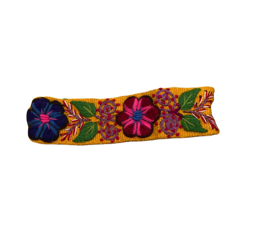 Thumbnail: Hand Embroidered  Floral Headbands