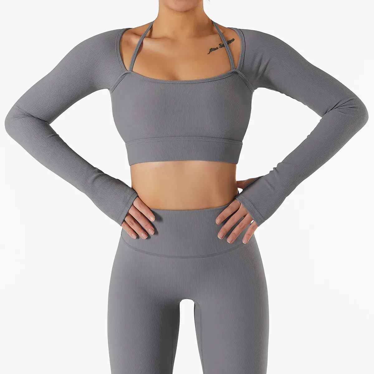 Her Flow & Move Ribbed Active Set