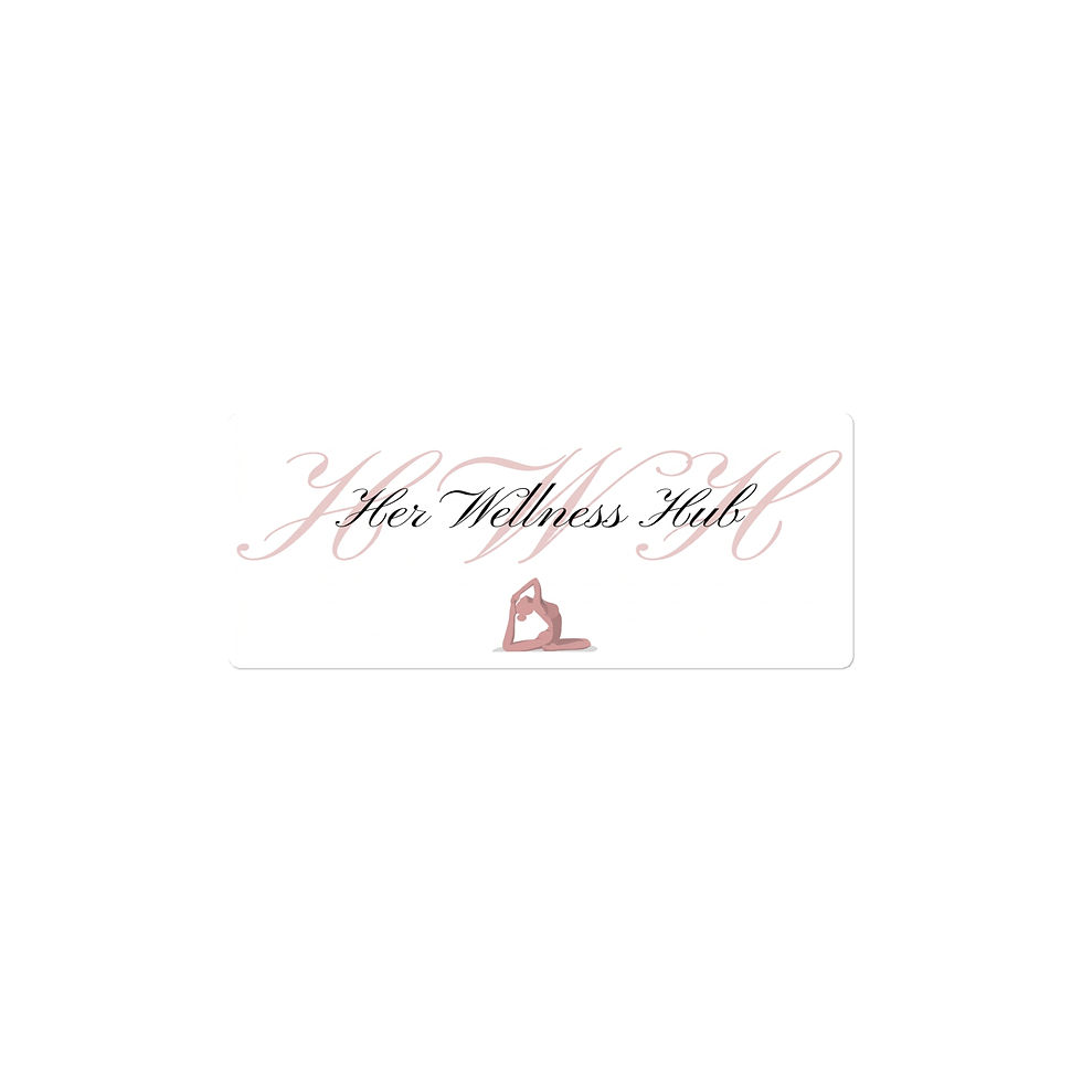 Thumbnail: Her Wellness Hub™ Kiss-Cut Sticker