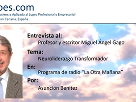 Entrevista en Programa de Radio "La Otra Mañana". El Neuroliderazgo Transformador.