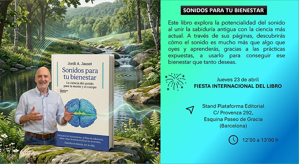 Nueva publicación de Jordi A. Jauset: Sonidos para tu bienestar