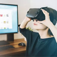 child wearing virtual reality headset | miGenie The Ultimate Success System
