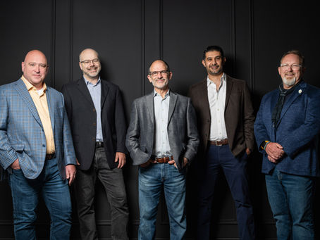 Palitronica Executive team photo on dark background