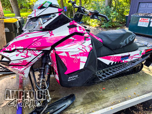 Breast Cancer SnowMobile