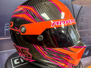Custom Racing Helmet Graphics | Personalized Motorsport Helmet Design in McHenry County