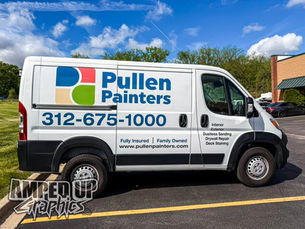 Professional Van Graphics for Pullen Painters | Custom Vehicle Branding in McHenry County