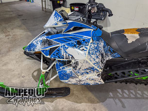 Custom Design Highlight: The Wolf Snowmobile Makeover