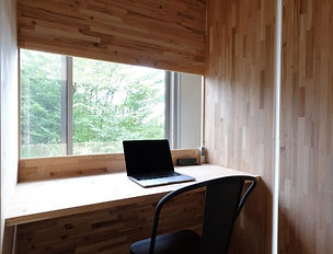 Coworking space working booth