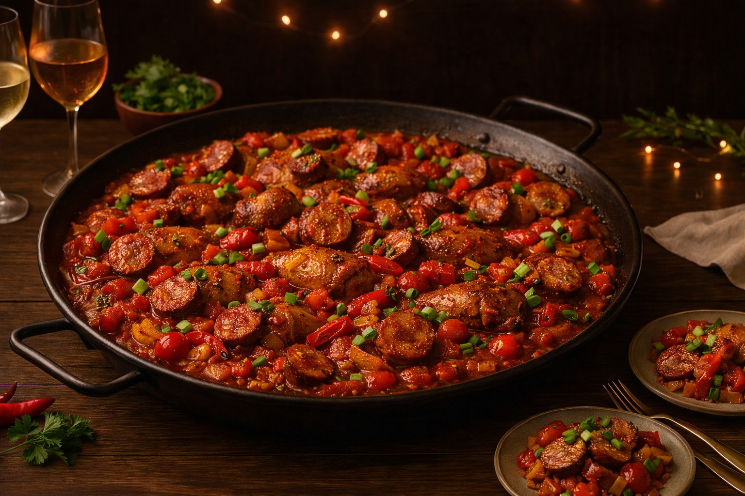 ROUGAILLE DE SAUCISSE ET RIZ BASMATI