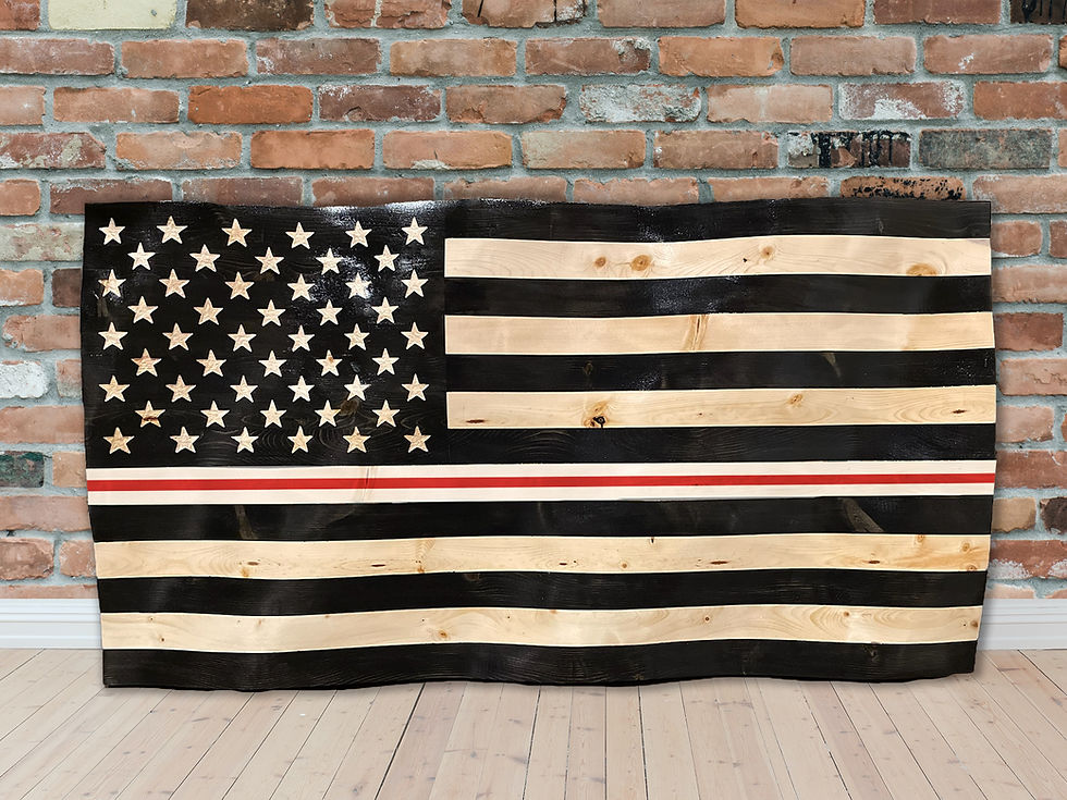 Thumbnail: Waving First Responder Flag