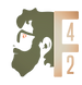 Logo of Studio Fridge 42 with illustration