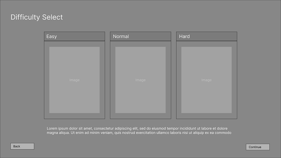 Difficulty Select