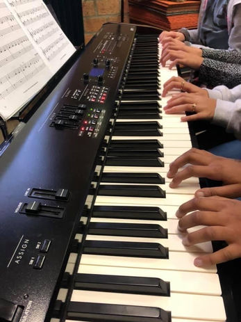 keyboard; keybord; toetsen; piano; les; muziekles; muziekschool;